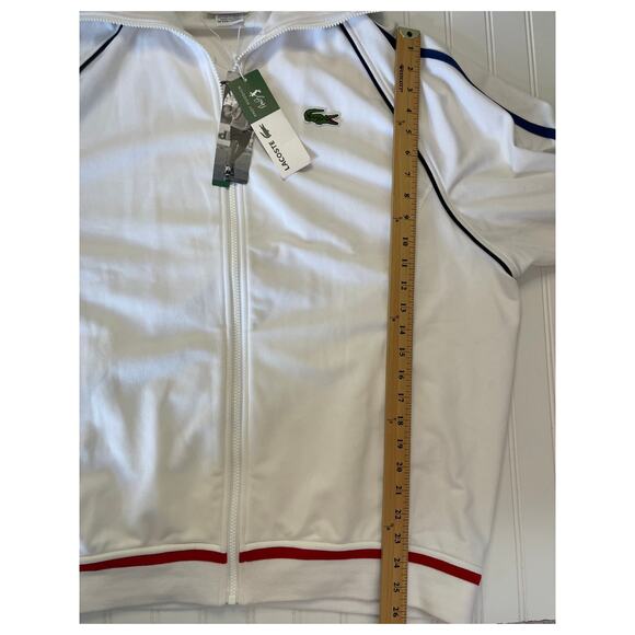NWT Lacoste X Andy Roddick Tennis Full Zip Track Jacket Size 9 4XL NEW RARE - Picture 7 of 10